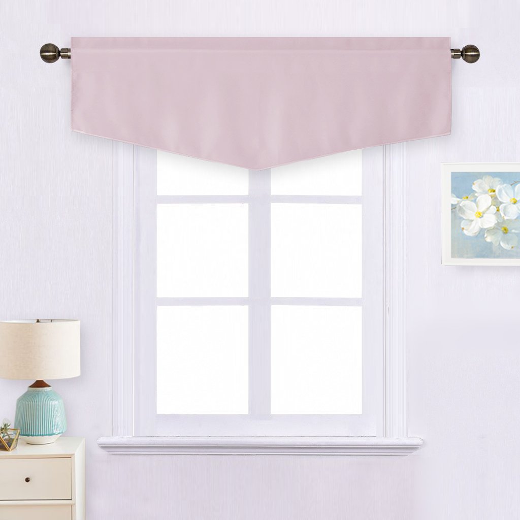 Blackout Valance Curtain – Thermal Insulated Rod Pocket Valance For Windows