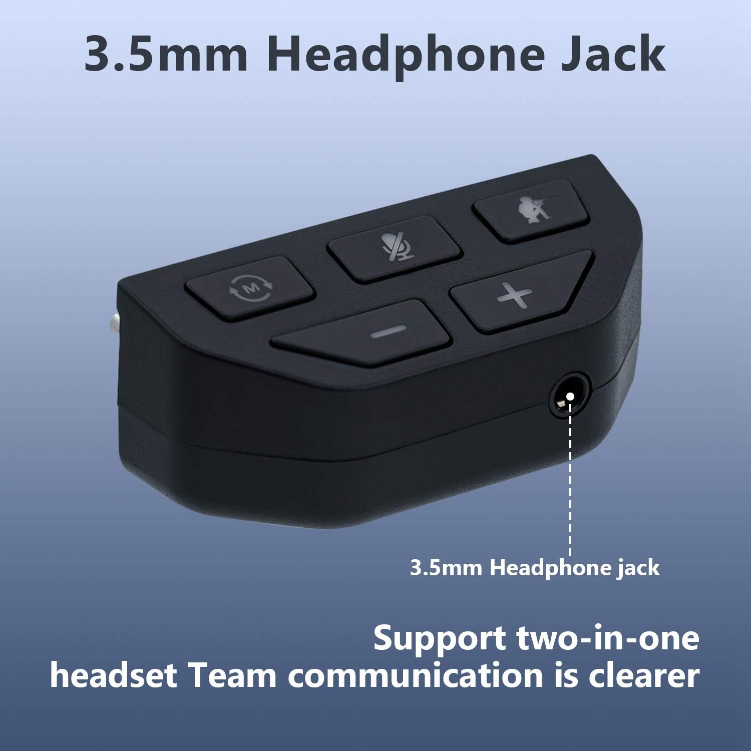 Mcbazel Adaptateur de Casque pour Xbox, amplificateur de Son pour Manette Xbox One avec Prise Jack 3,5 mm/Xbox Series S/Series X/Xbox One/Xbox Ones Controller – Noir