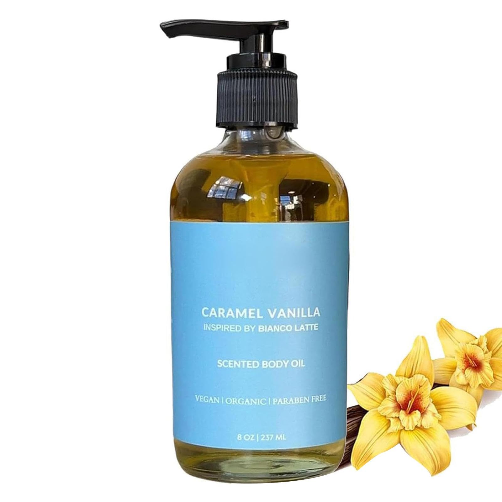 Orena Body Oil Caramelo Vainilla, Orena Body Oil, Aceite Corporal Hidratante Vainilla, Aceite Corporal Fragancias, Orena Body Oil Vainilla, Aceite de Masaje Corporal, Para Todo Tipo de Piel