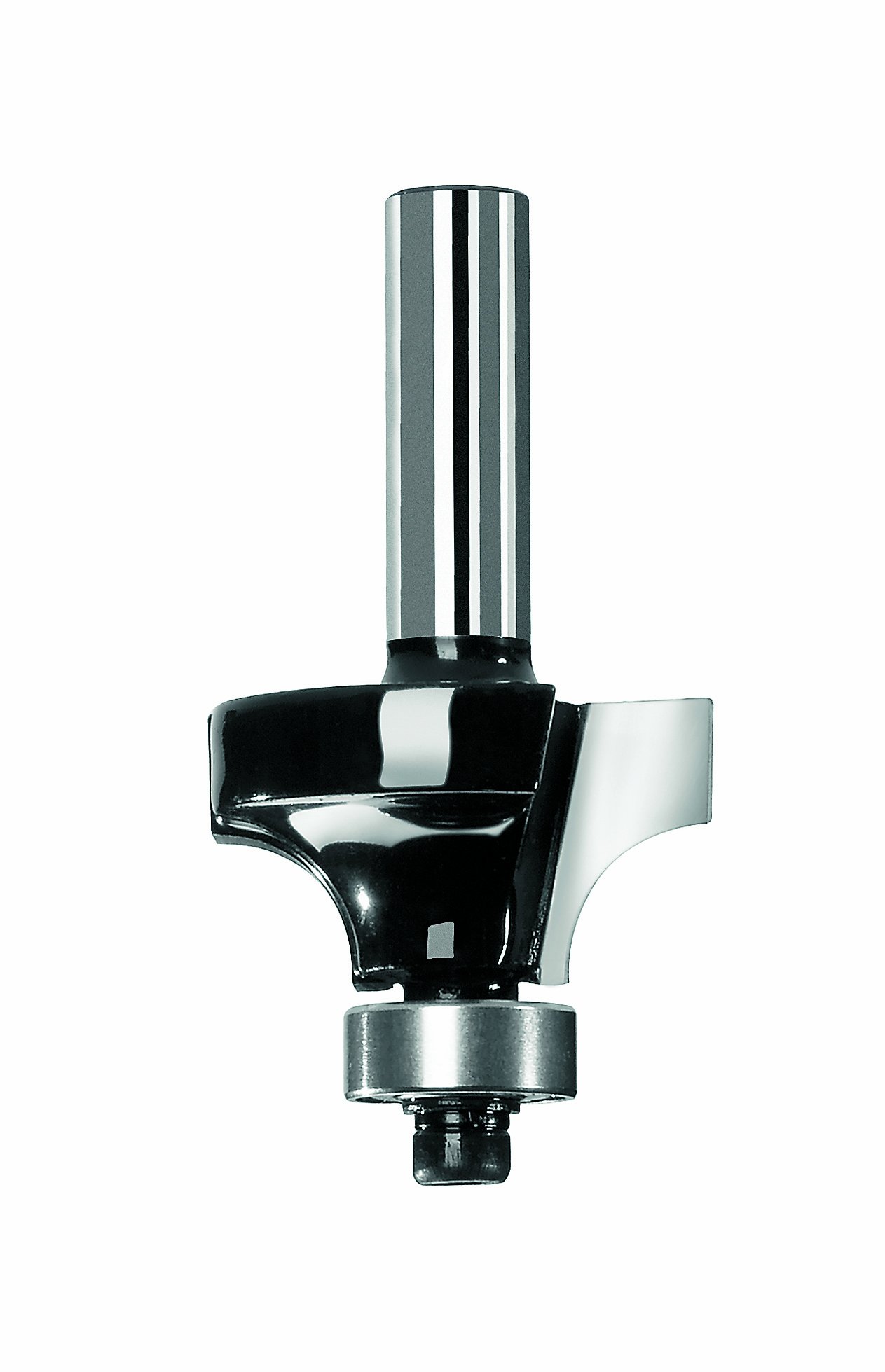 Bosch 2609256603 DIY Abrundfräser zweischneidig, HartMetall, 6mm, 8 mm, Anlaufkugel (1)