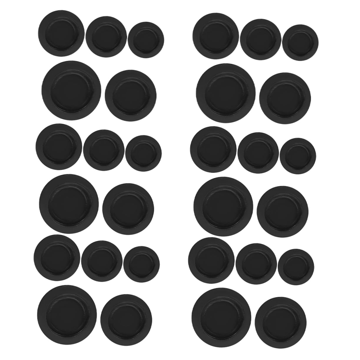 Toddmomy Piggy Bank Stoppers Assorted Sizes 35pc Rubber Plugs Money Pot Plugs Safe Reusable