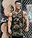 YoungLA Long Tank Tops Men Muscle Shirt Gym Training 306 Cmgrn M Camo Green