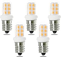 Vista 10 de [Paquete de 8 bombillas LED C7 E12 para lámpara de sal, bombilla de repuesto para lámparas de sal del Himalaya de 15W, bombillas para luz nocturna