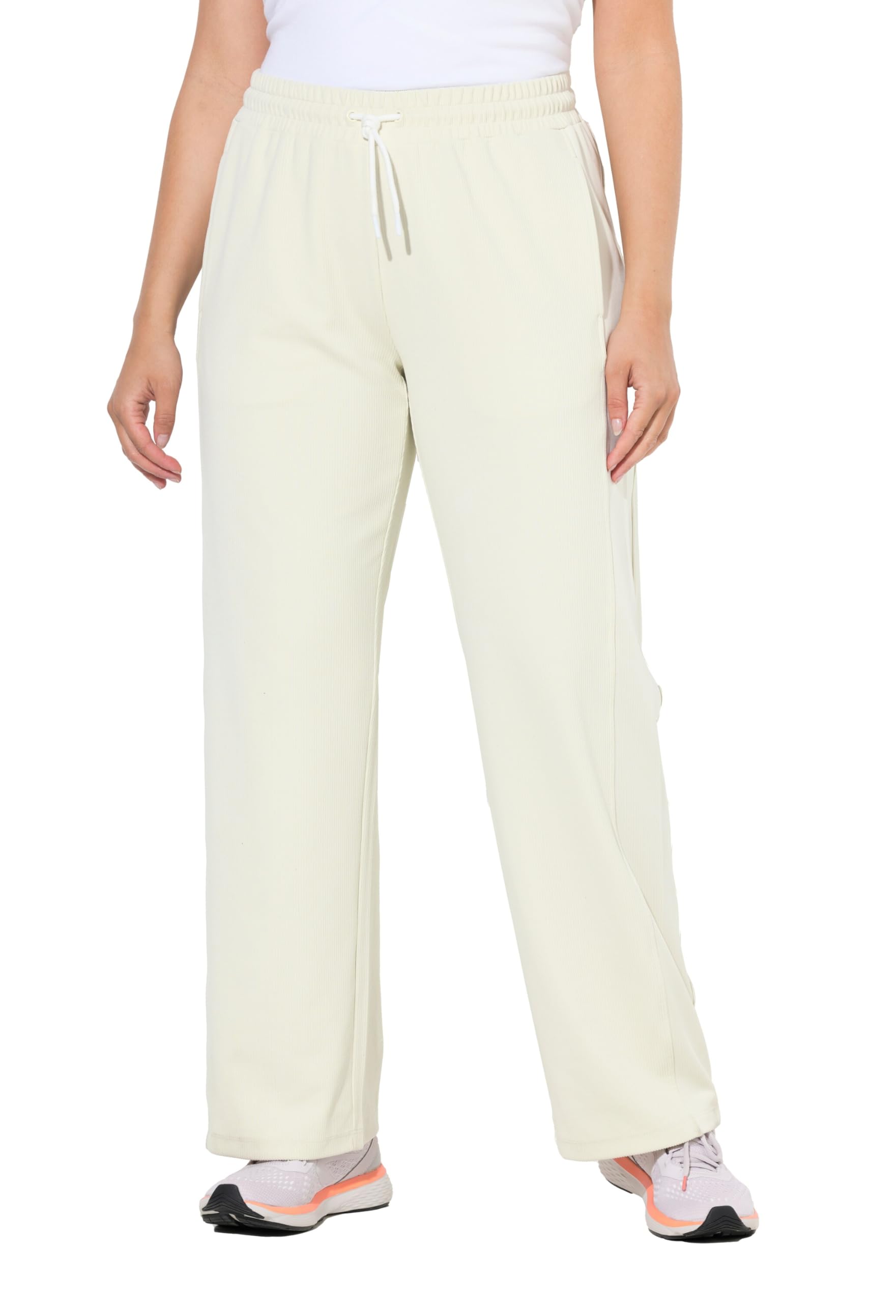 Ulla Popken Damen große Größen Übergrößen Plus Size Funktions-Jogginghose, Elastikbund 833574