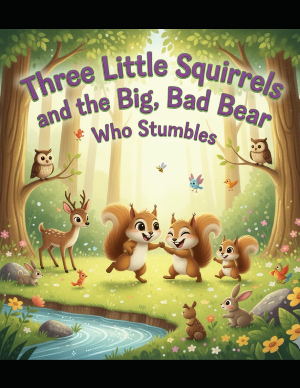 Three Little Squirrels and the Big, Bad Bear Who Stumbles