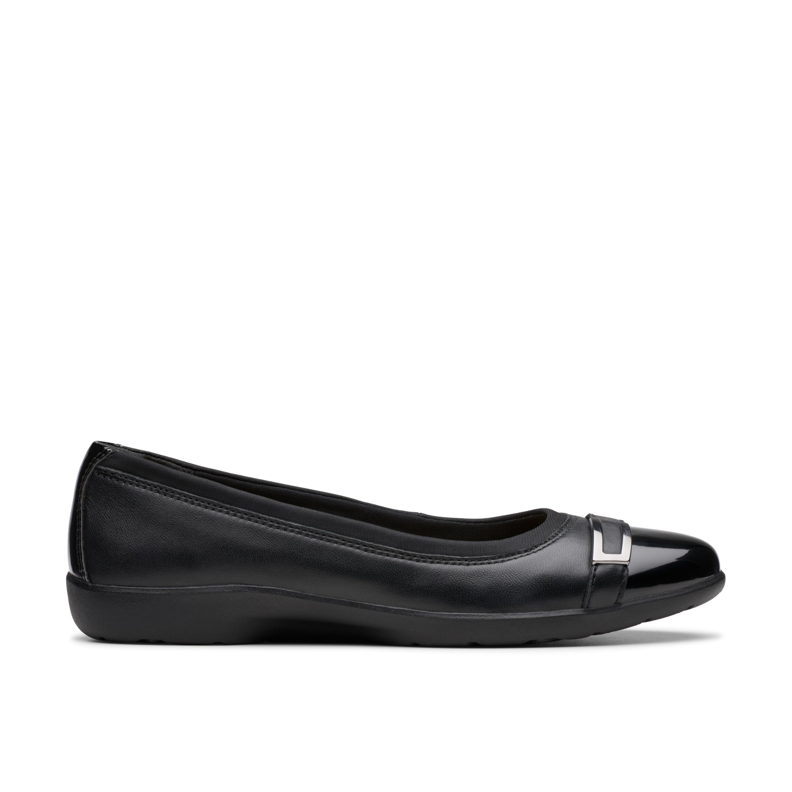 Clarks Womens Meadow Rose: 11 Wide Black Combi