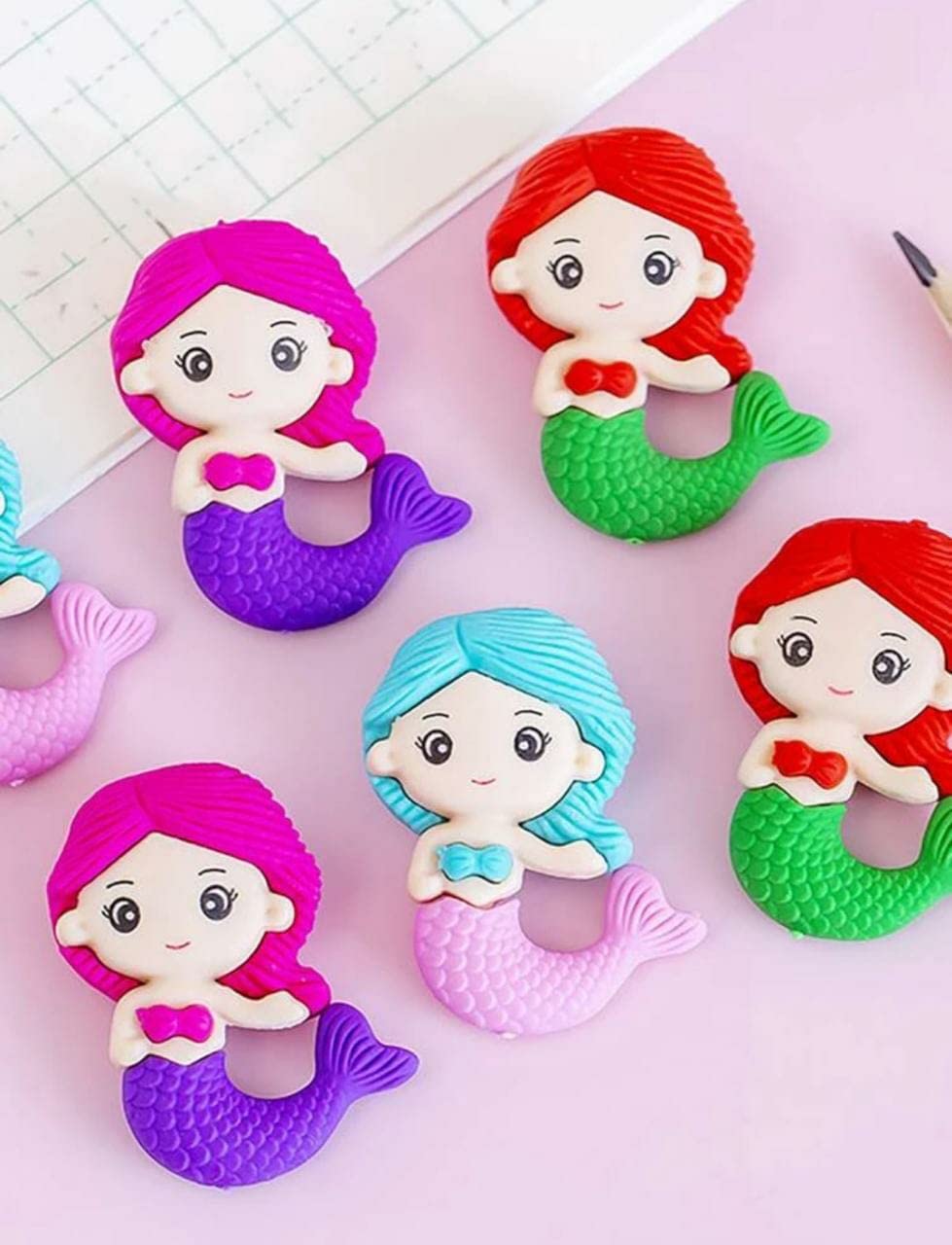 TERA 13 Birthday Return Gifts for Kids Eraser for Kids (30 pcs) Mermaid Theme Eraser for Girls, Eraser Set for Kids,Pencil Eraser for Girls, Eraser for School Stationary Items for Girls (B09V82ZF77) Amazon Price History, Amazon Price Tracker