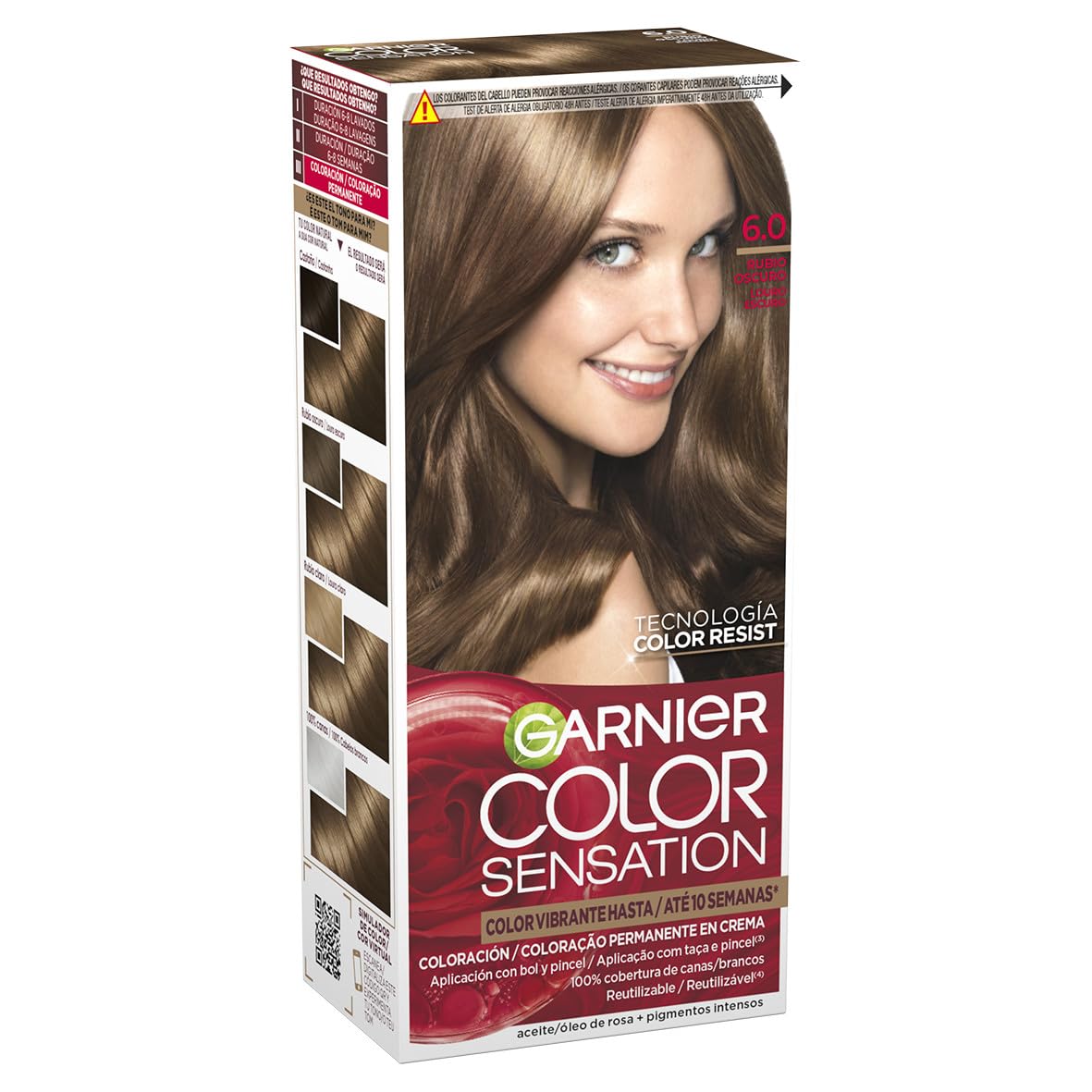 Garnier Color Sensation Haarfärbung 6.0 Dunkelblond