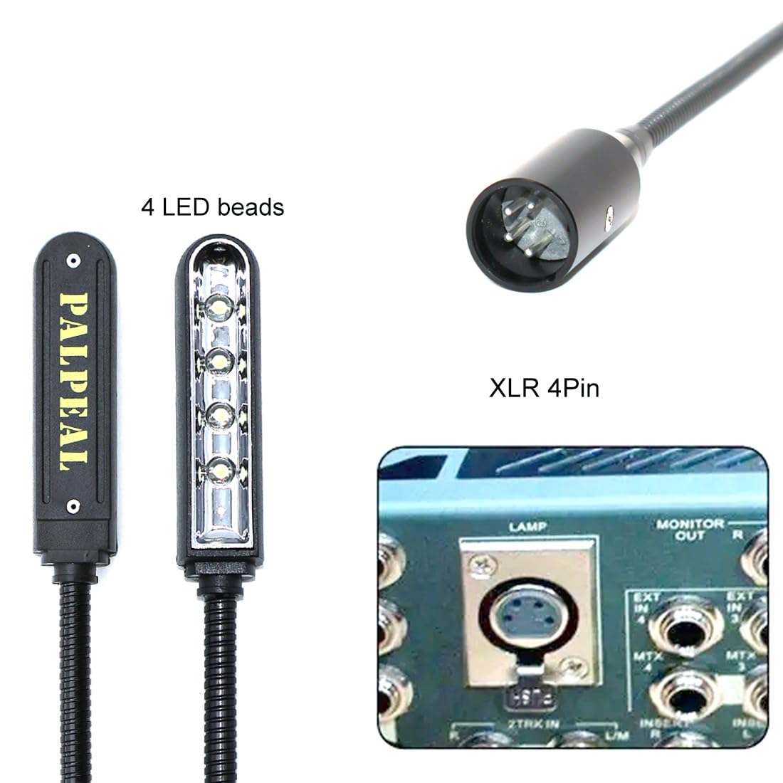 NAPOLEX レイライト ピラーライト コントローラー他 Amazon.com: PALPEAL 22 inch LED Mixer gooseneck lamp for Light