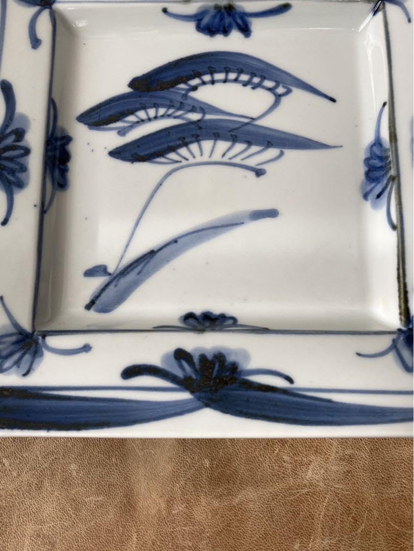 砥部焼 梅山窯 角平皿 6枚セット 【公式通販】