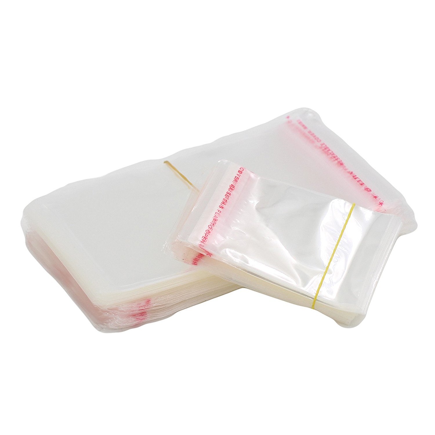 Lot De 100 Pochettes Plastique – Rabat Adhésif, 270 X 380 Mm – NEUVE