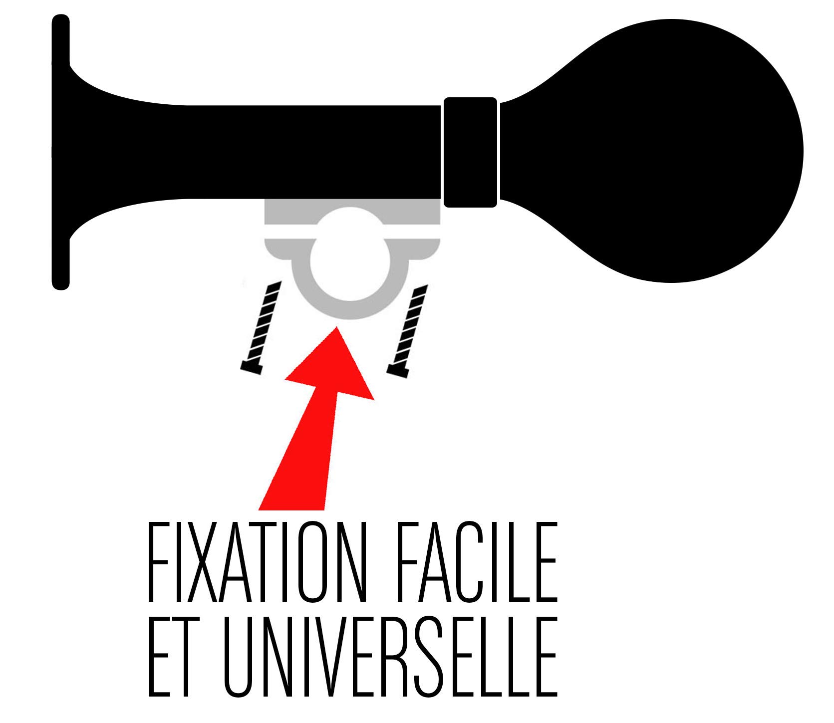 Klaxon Paw Patrol se Fixe Facilement et Rapidement sur Tout Type de guidons : vélos, Trottinette, tricycles - Son Rigolo de klaxon