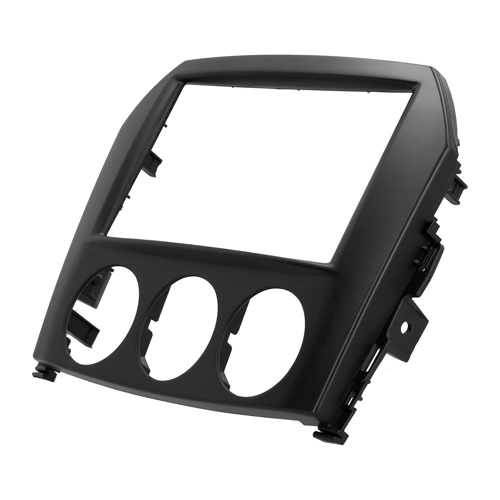 Kit de Tableau de Bord Radio Double DIN, Remplacement de Garniture de Panneau de Tableau de Bord Radio Stéréo 2Din pour MX-5 Miata 2005-2015