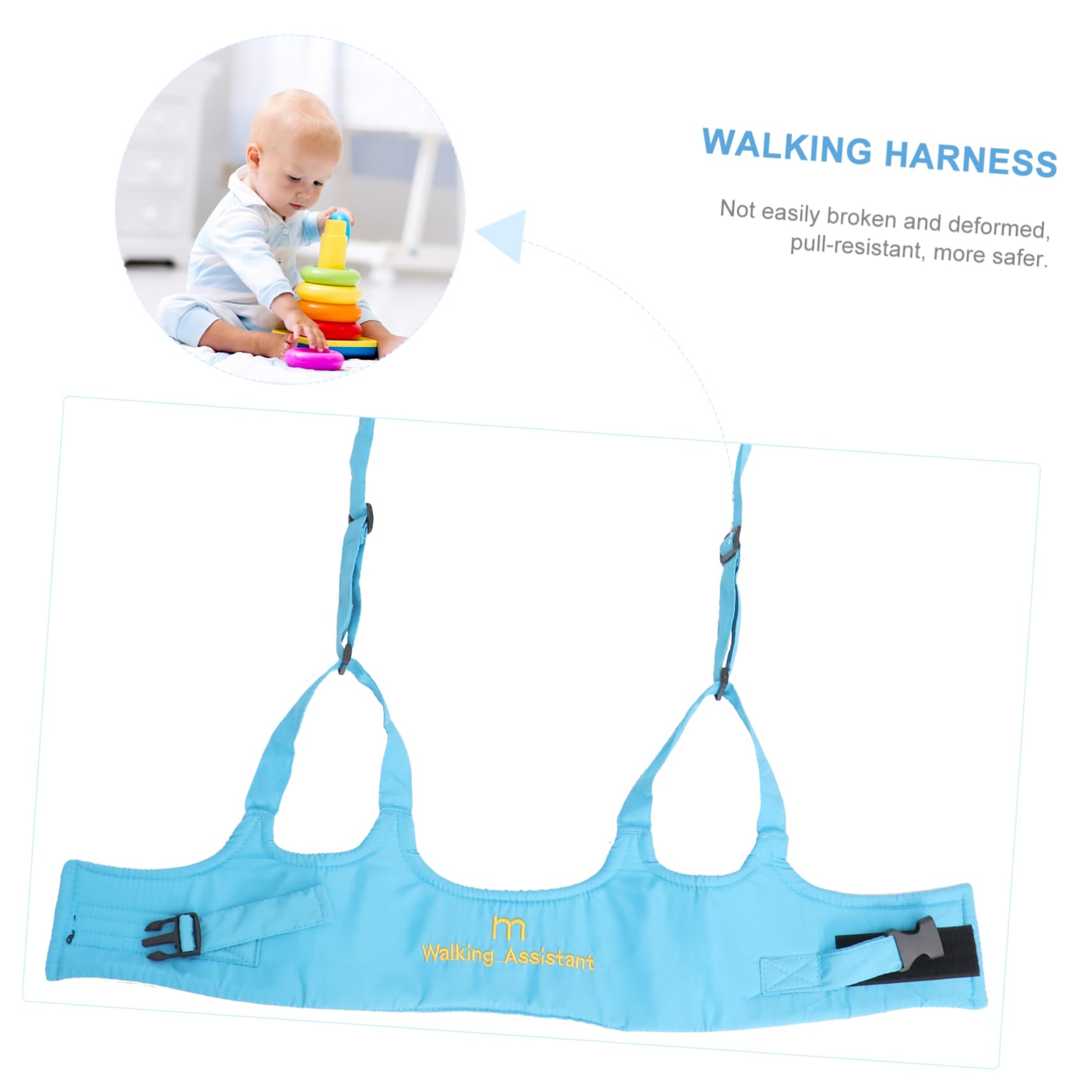 Hohopeti Adjustable Walking Helper Toddler Walking Belt Protective Belt Pain Learning Assistant
