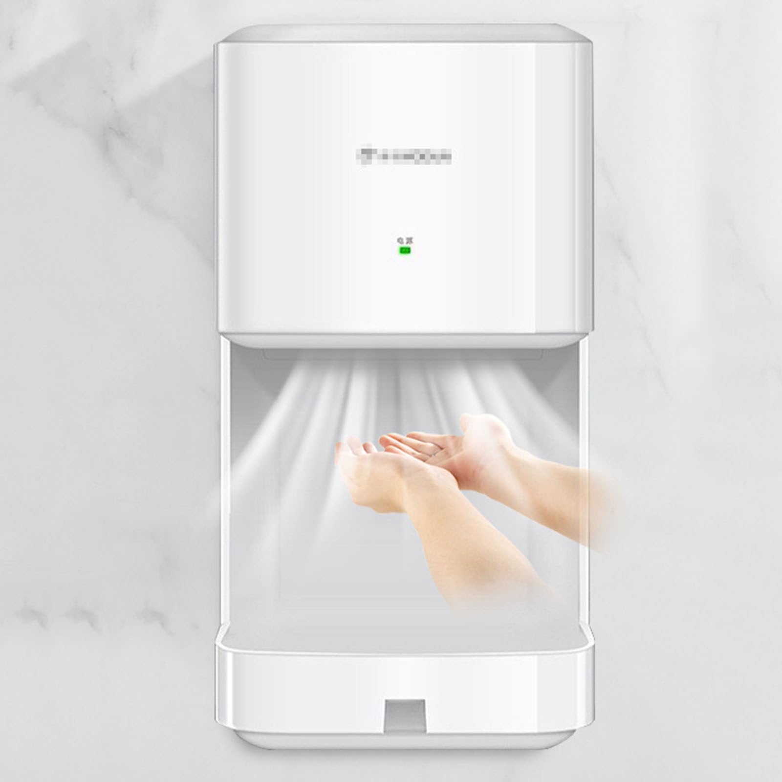 Asciugamani elettrico, asciuga mani automatico 5-30s asciugatura rapida, asciugamani elettrici commerciali da 1450 W per casa, cucina, bagno e toilette,L