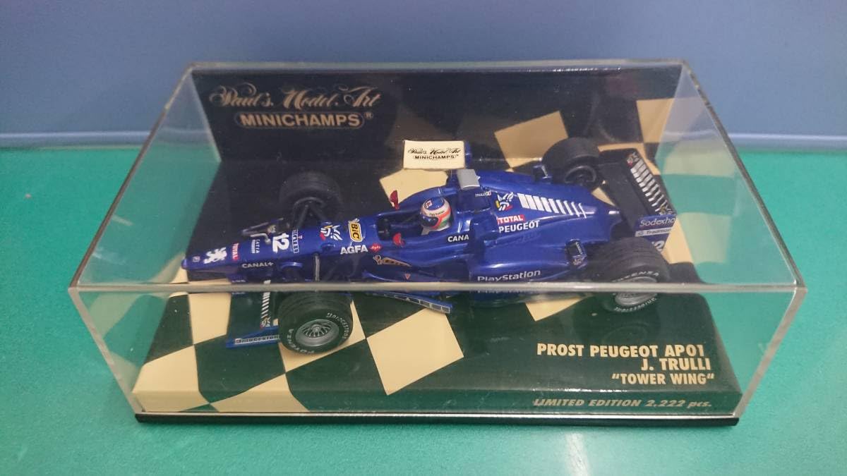 Amazon.co.jp: MINICHAMPS 1/43 プロスト プジョー AP01 ヤルノ