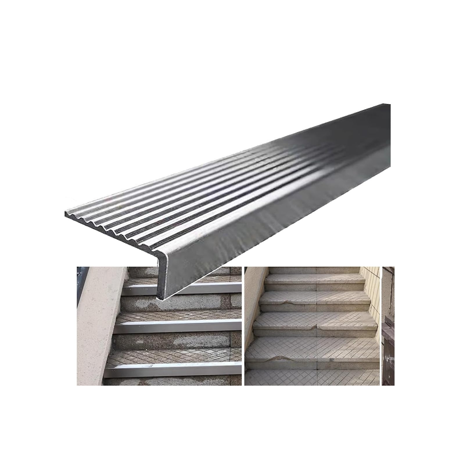 Acero inoxidable antideslizante para escalones de diseño y alta resistencia