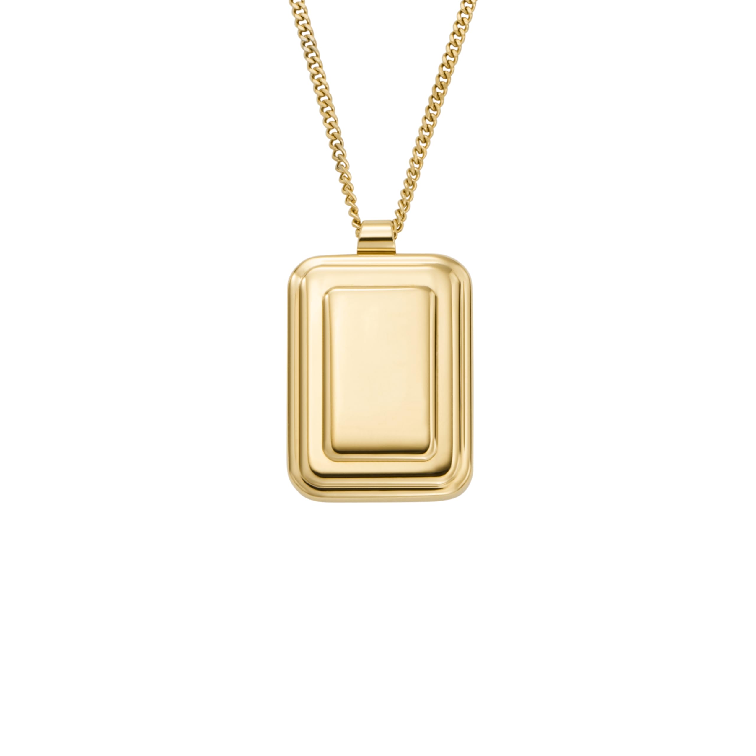 Fossil Locket Necklace for Women