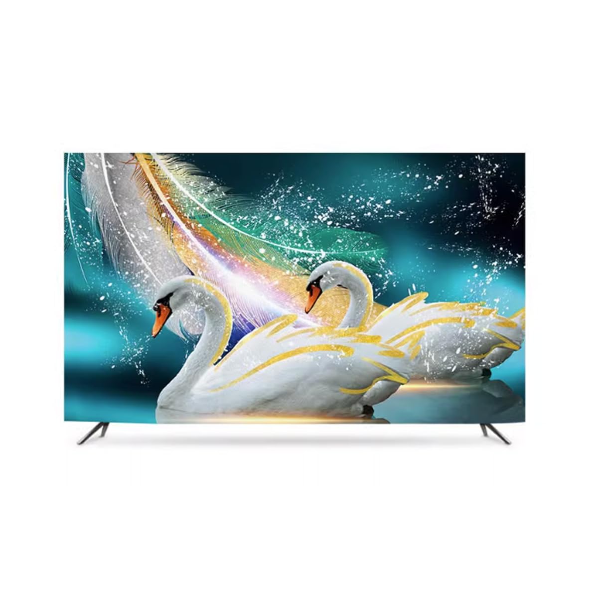 Copertura per televisore, Copertura TV for Interni Antipolvere Proteggi Schermo for TV/Computer for LED LCD, Adatta for da Tavolo e a Parete, for Televisione 32-85 Pollici(A,55in)