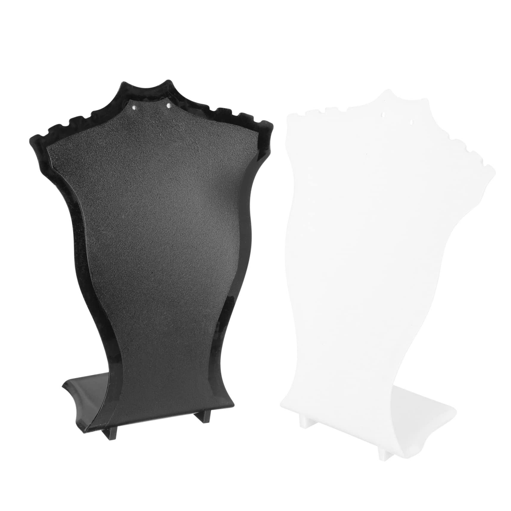 10pezzi Espositorper Collane da Manichino per Gioielli Supporto Decorativo per Organizzazione e Presentazione di Collane per Negozi e Fiere