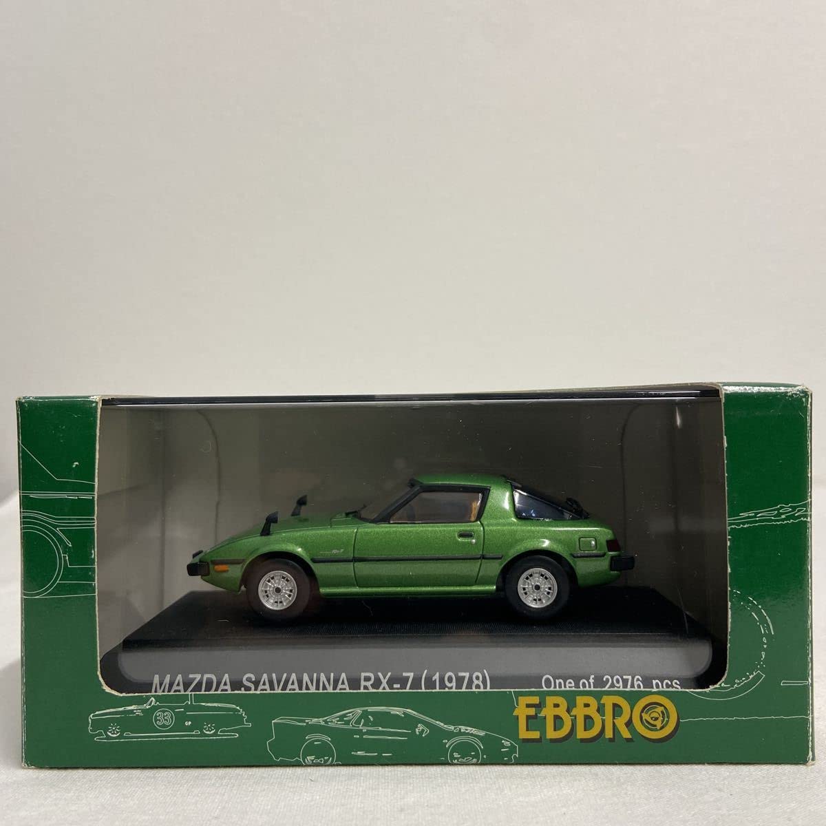 Mazda Savanna RX-7 グリーンモデルカー Amazon | EBBRO 1/43 MAZDA SAVANNA RX-7 Green SA22C エブロ マツダ