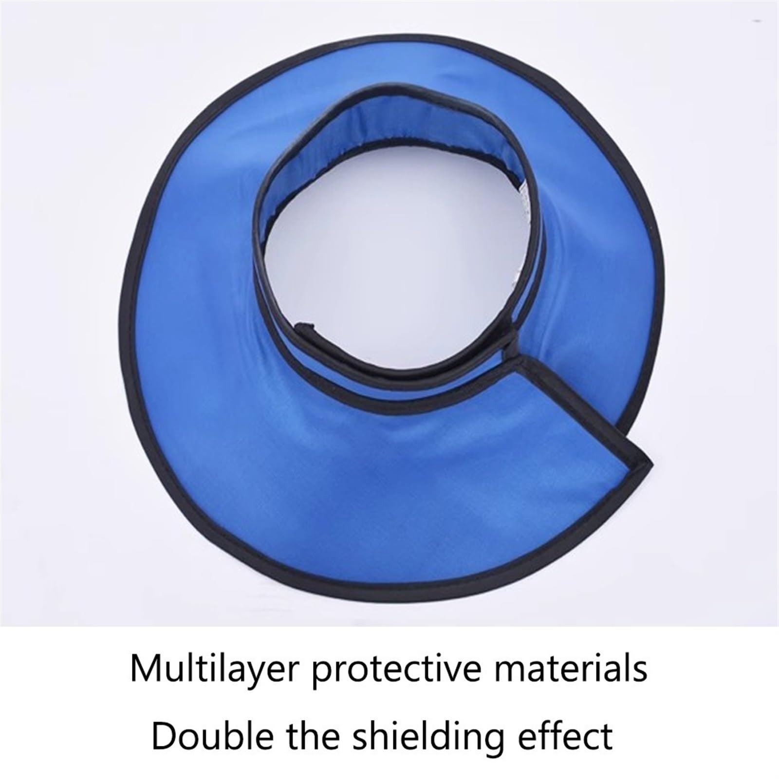 Bleischürze Röntgen-Schilddrüsenschild-Kragen, Dentallabor-Nackenschutz, Bleischutz, Leichter Zahnarzt-Röntgenschild für Erwachsene(0.5 mmpb)