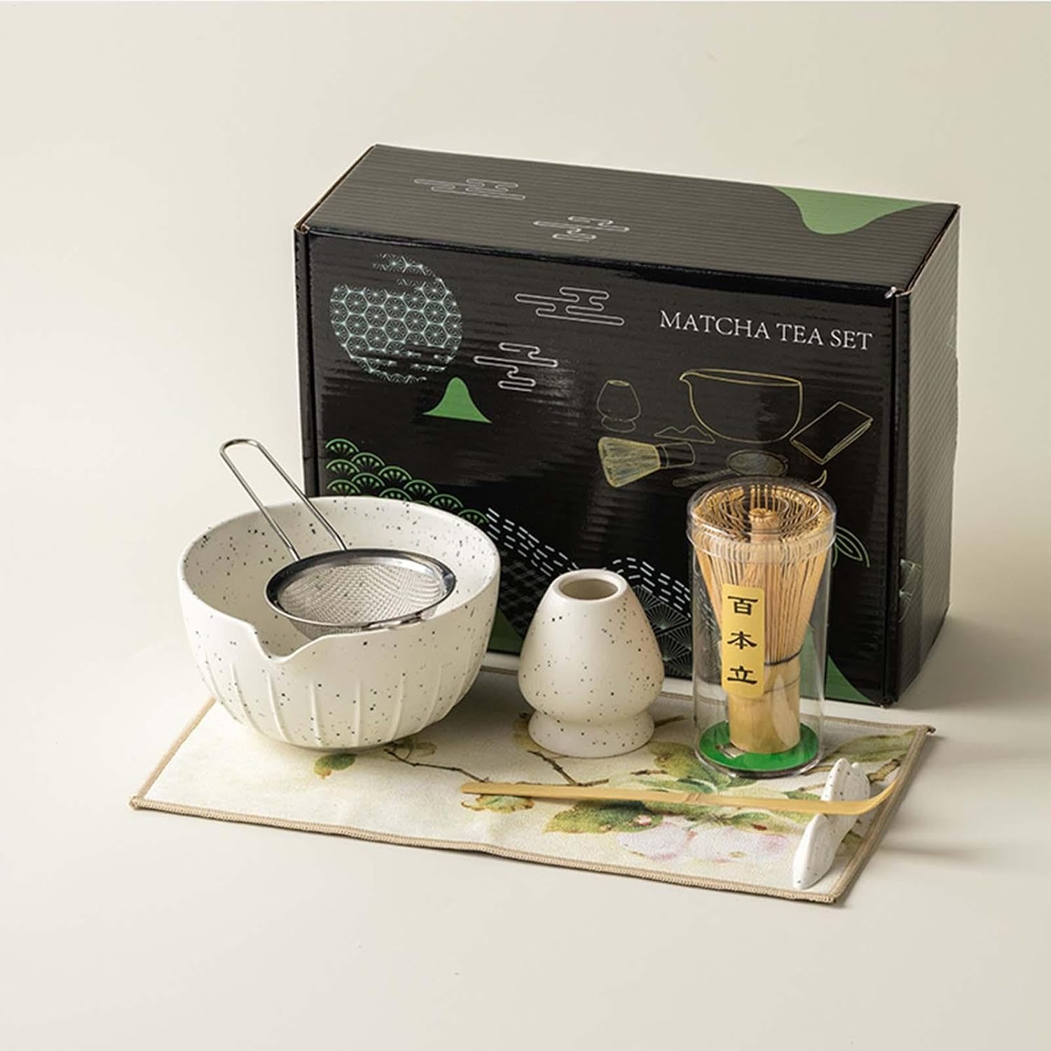 日本の抹茶セット、抹茶セット 泡立て器とボウル,抹茶セット抹茶茶筅セット 日本の抹茶セット | スターターキットには、抹茶作り用のふ