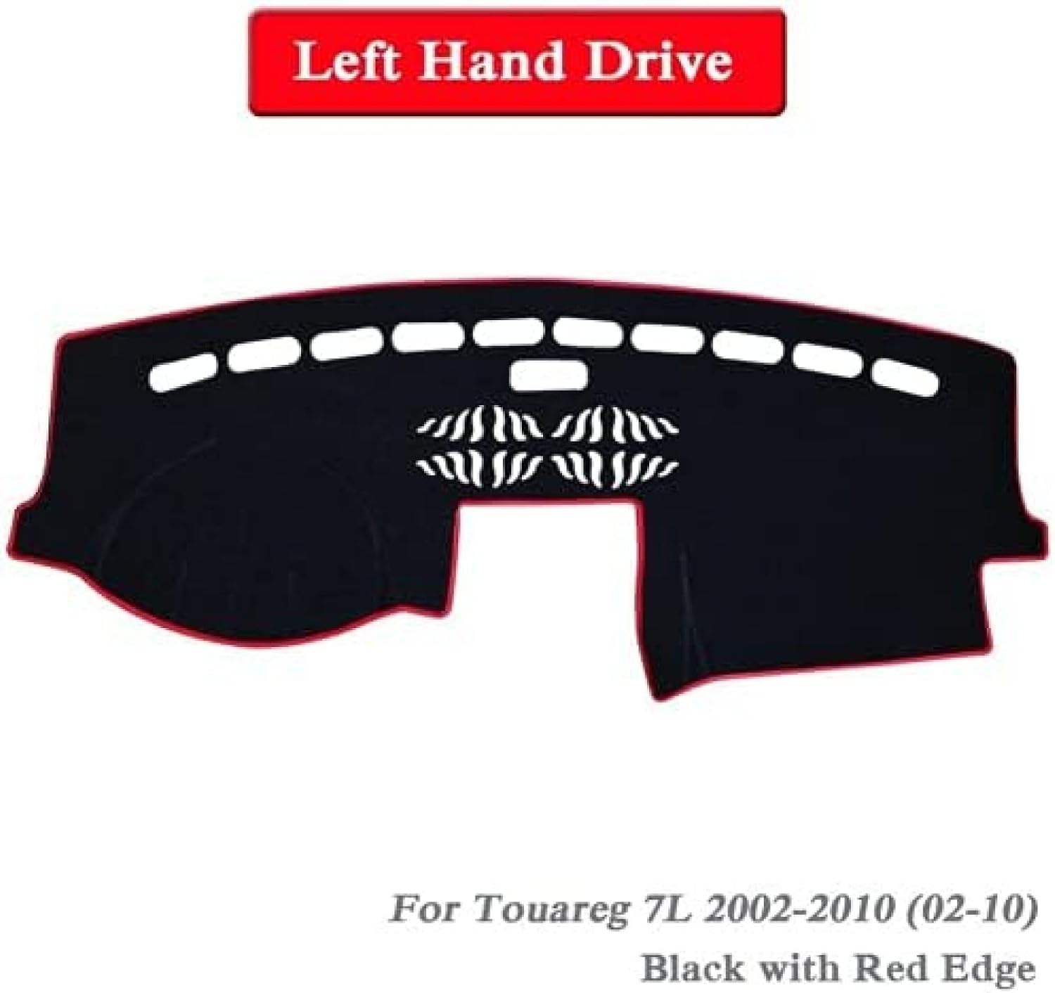 BIVVI Car Dashboard Cover Mat,for Touareg 7L 2002-2010 LHD&RHD Anti-Slip Mat Dashboard Cover Pad Interior Accessories