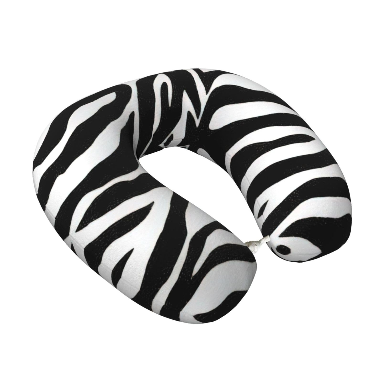 Yyoretp Zebra Print Print Travel Pillow Pure Memory Foam Neck Pillows Portable Headrest for Airplane