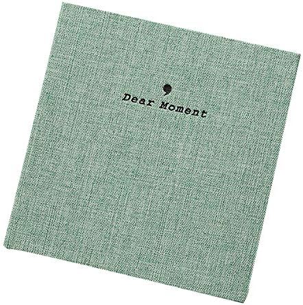 50 Pockets Fabric Cover Instax Wide Album 3.5x5 photo album for fuji Instax Wide 210, Instax Wide 300, 5 Inch photos (Green)