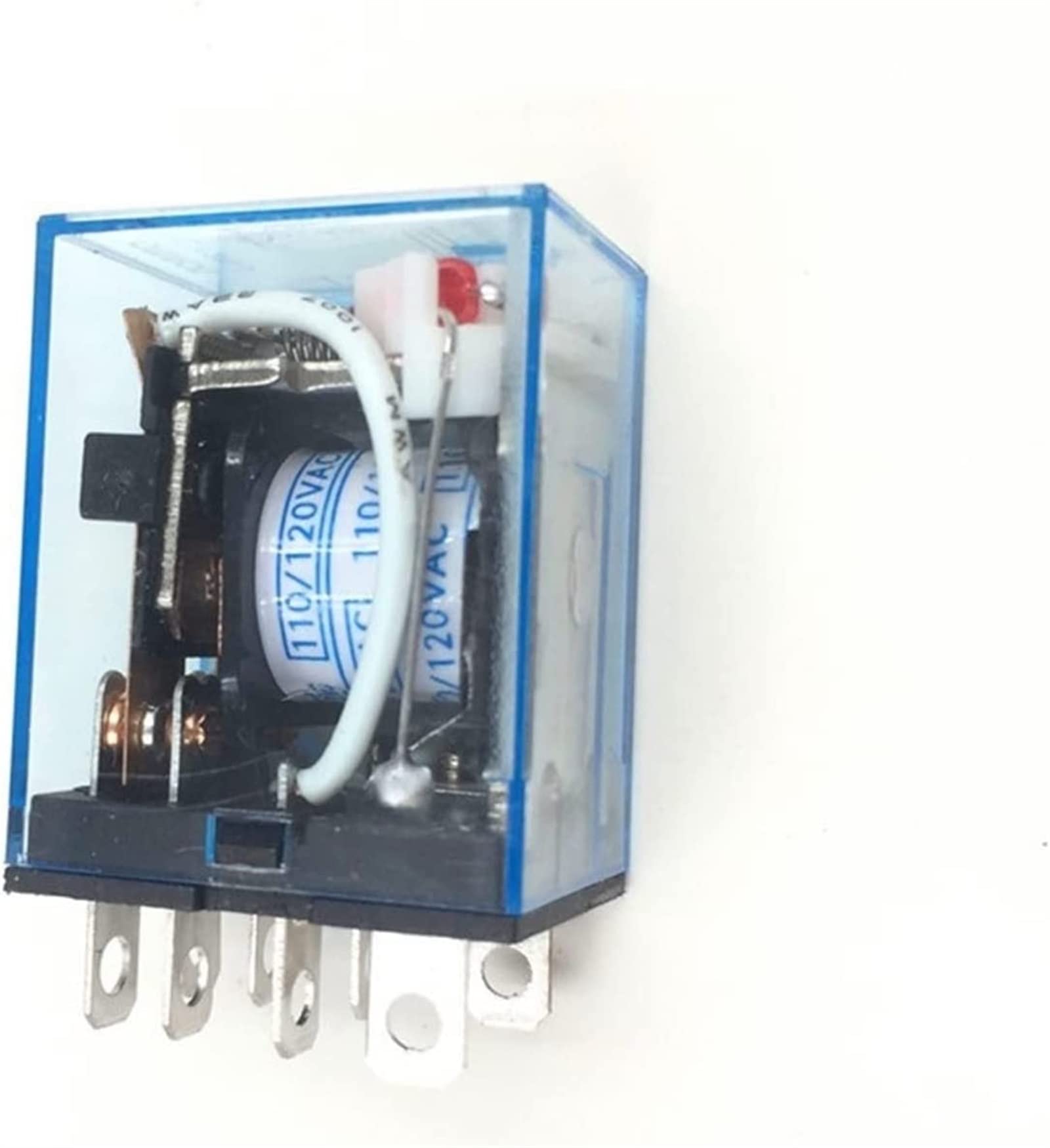 Relé 1 pieza HH62P HHC68A-2Z Micro electrónico Mini relé electromagnético 10A 8 pines bobina DPDT DC12V,24V AC110V 220V(AC 220V)