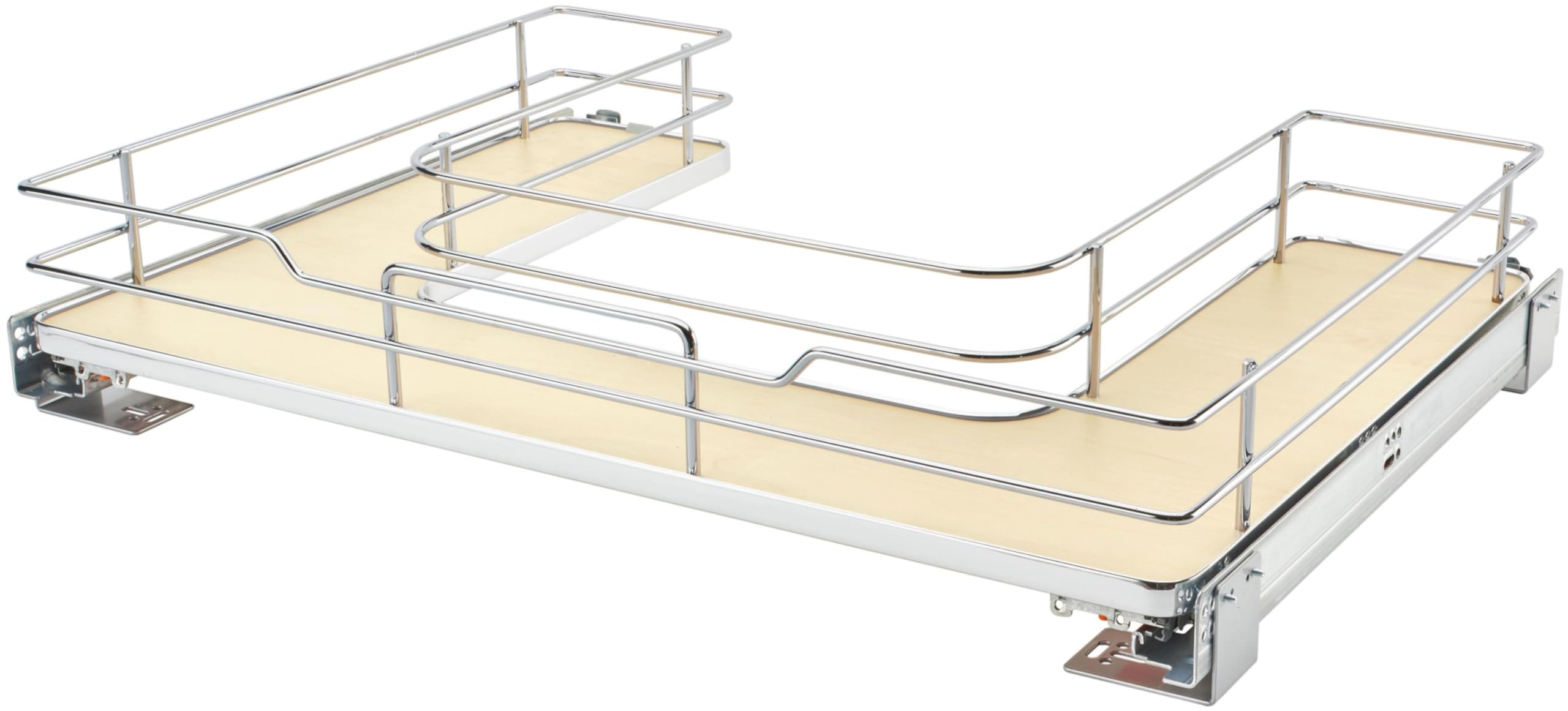 REV-A-SHELF PULLOUT, U-SH APED, CHROME/MAPLE 30