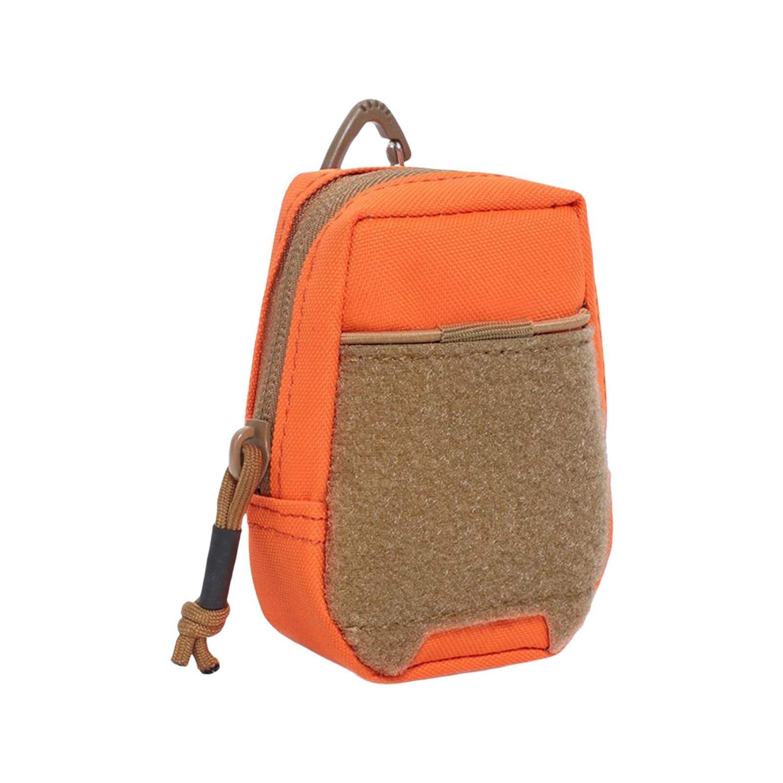 Multi Tool Pocket Organizer Pouch Organizer Portable for Running Fishing Orange-image-5