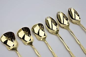 Amazon.co.jp: 勲一等旭日桐花大綬章受賞記念 金仕上げ 3客 スプーン