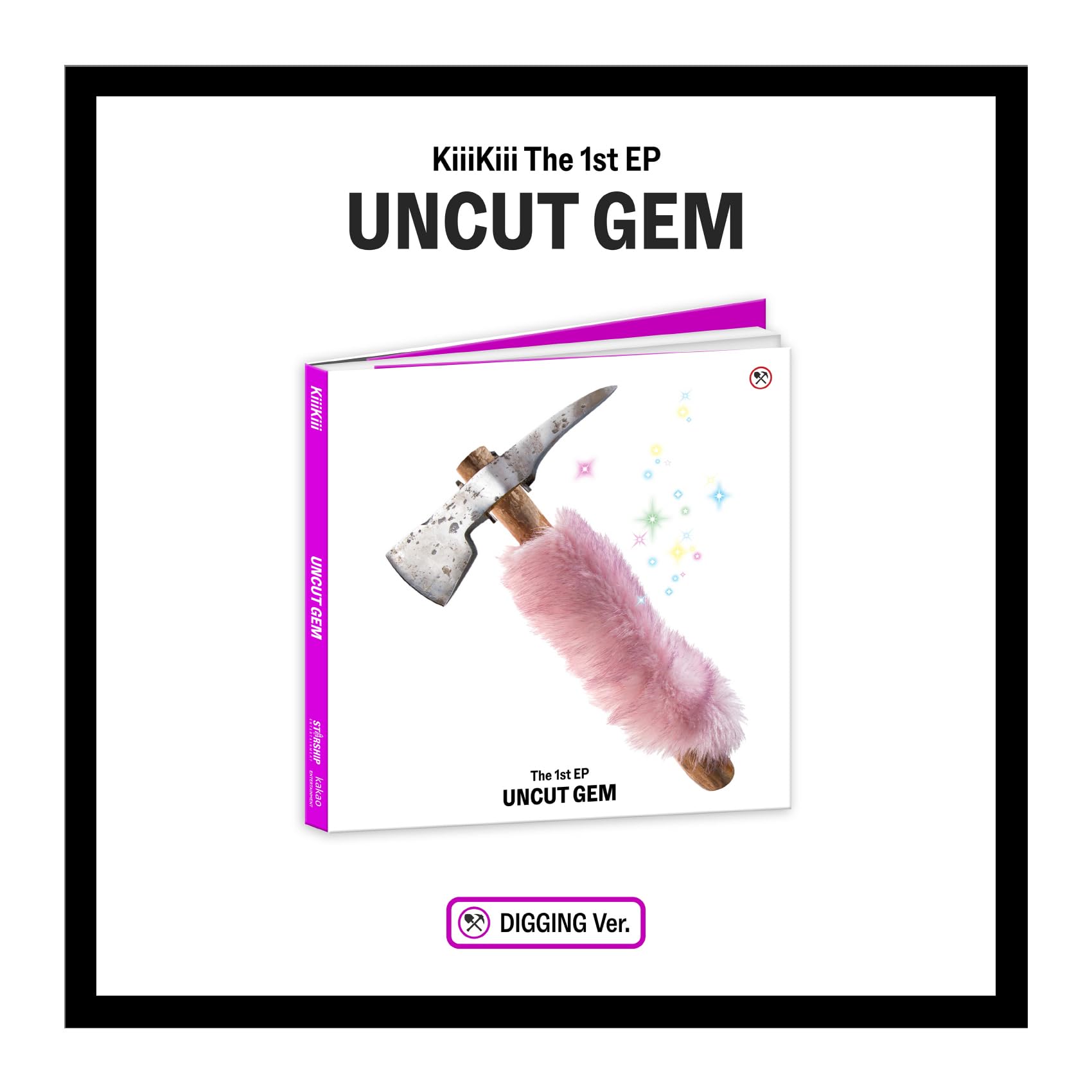 Amazon.com: KiiiKiii Uncut Gem 1st Mini Album with Tracking Sealed