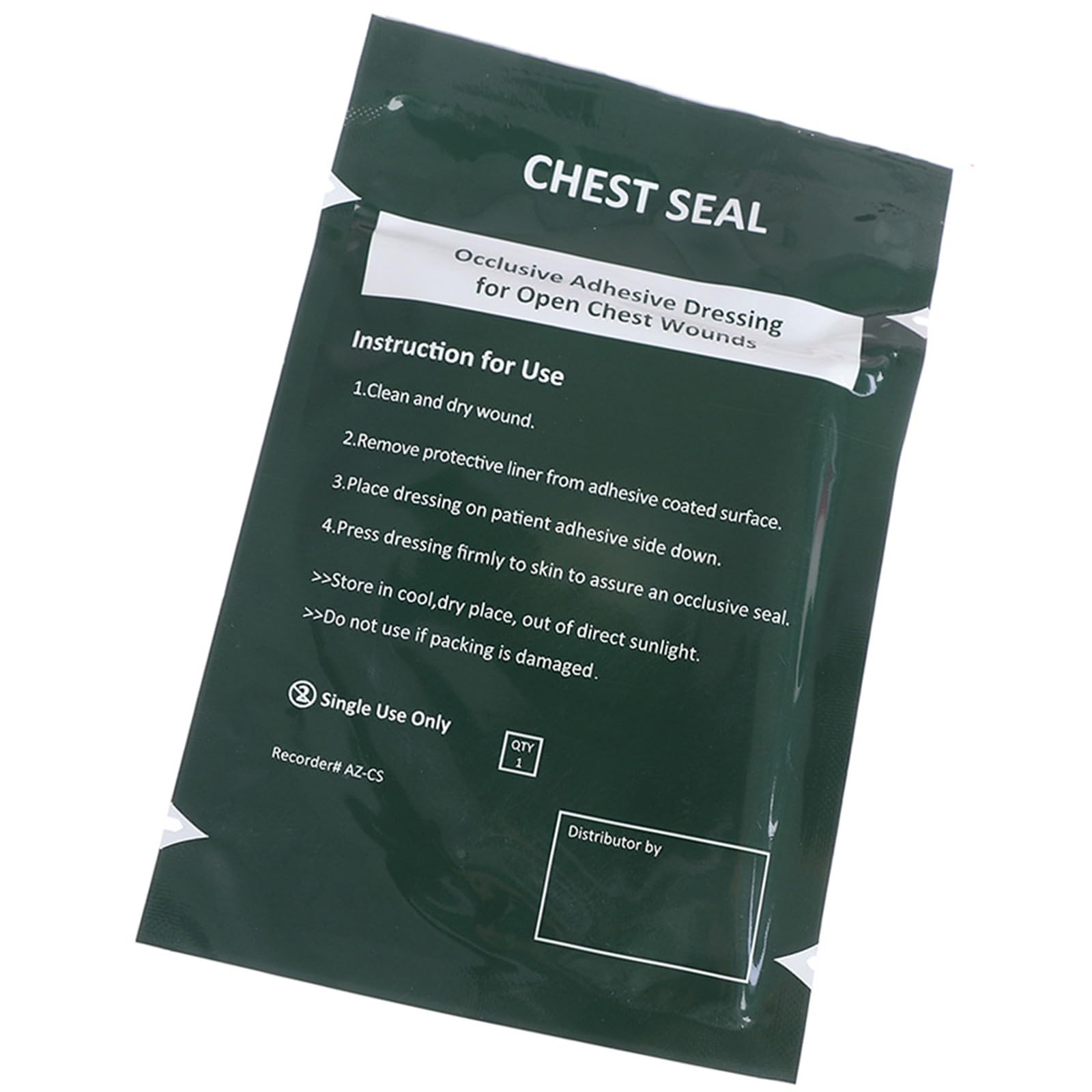 Maxtonser Emergencies Trauma Sticker Square Medically Chest Seal Vented Dressing Bandages Chest Seal Outdoor Emergencies Medically