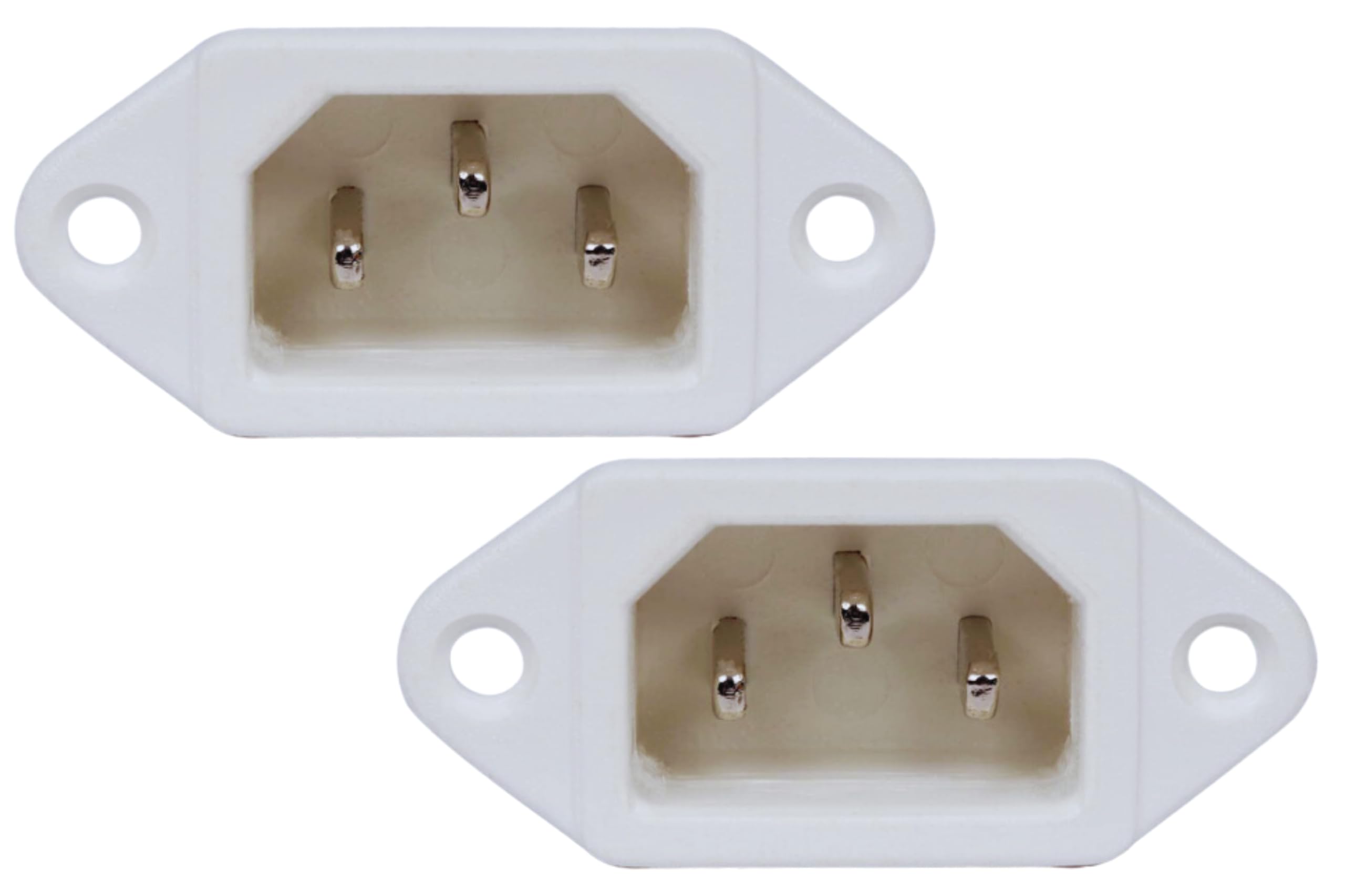 Rice Cooker C14 Power Sockets Replacement - AC 250V - 10A - Rice Cooker Socket - 2 Pieces (White)-image-33