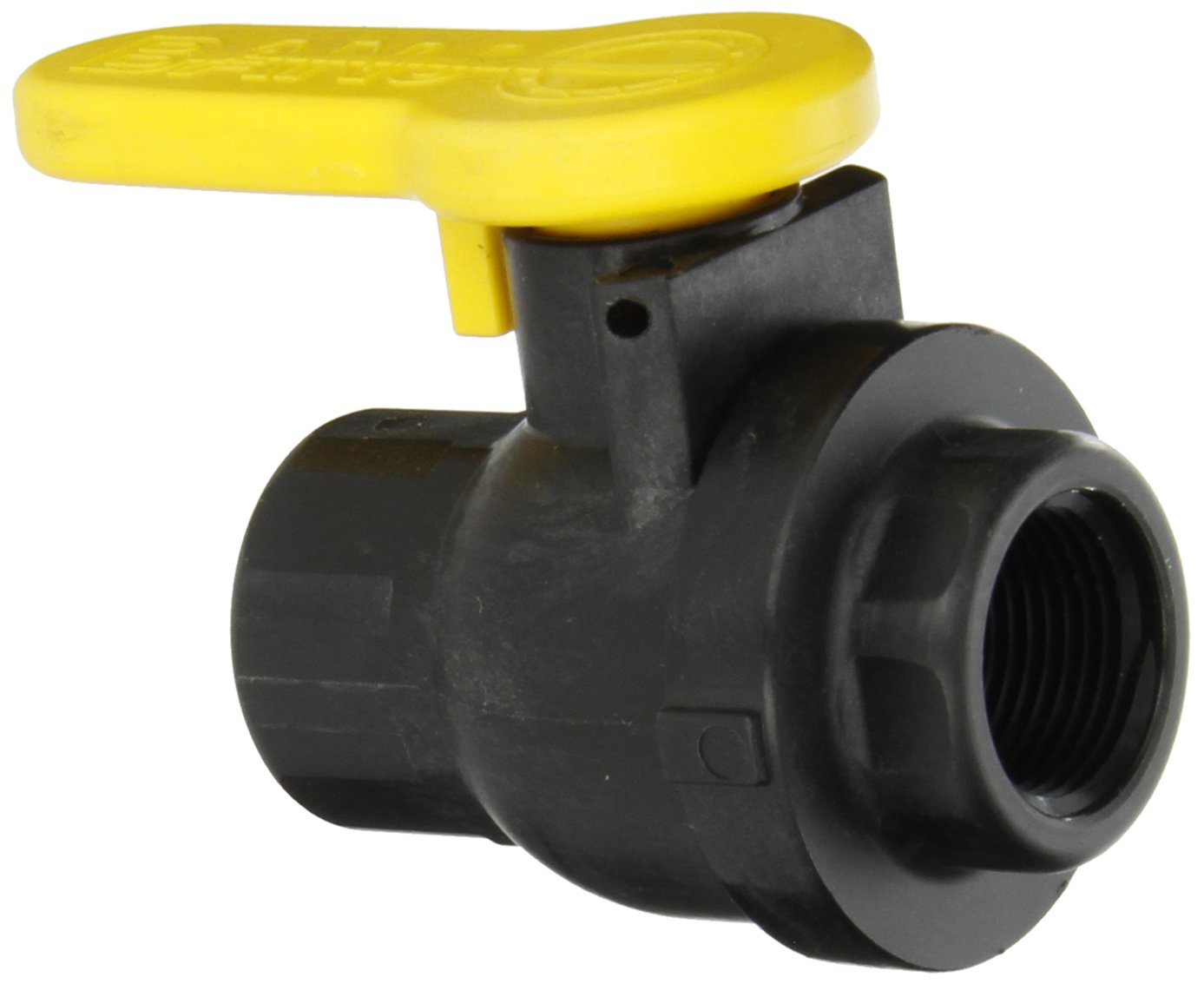 Banjo WV075FP Polypropylene Ball Valve, One Piece, Full Port, 3/4