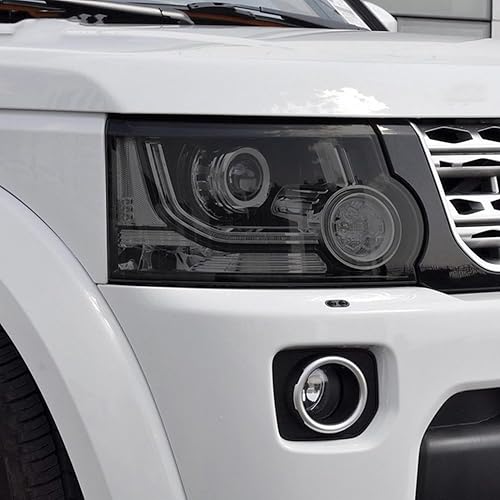 Miniatura 6 de Adhesivo de TPU transparente para faros delanteros de coche, color negro ahumado, para Land Rover Discovery 4 LR4 2009-2016 Accesorios