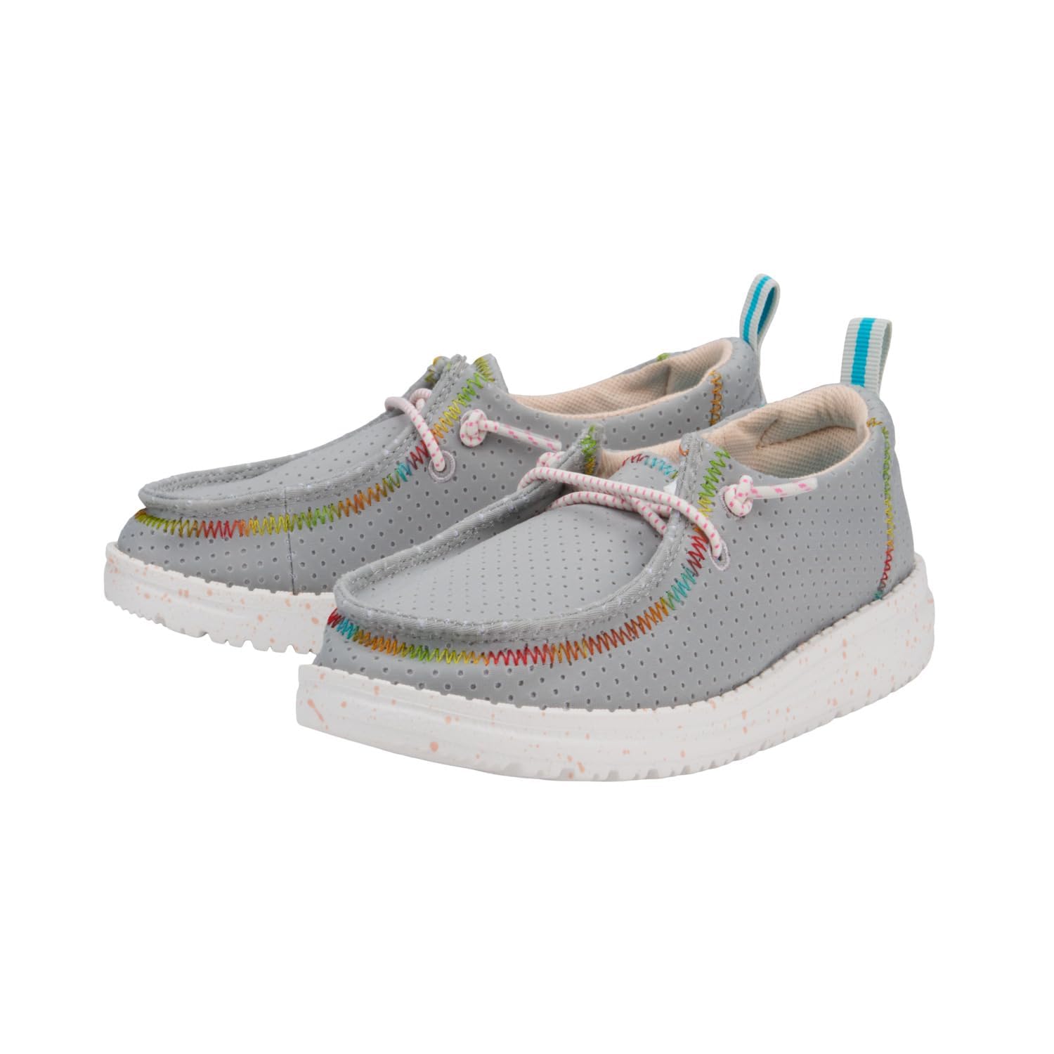 Hey Dude Kids Wendy Perf Neoprene (Toddler) - Shoes for Kids - Fabric Upper - Memory Foam - Elastic Laces