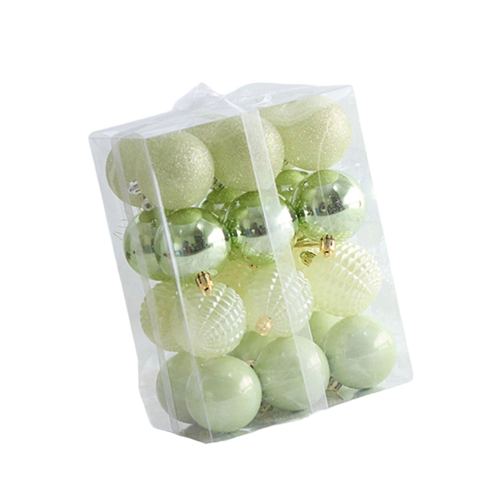 Carotoe C Arotoe Modern Hristmas Decoration Spheres Stylish Pv Festival Accessories Decorative Holiday Ornament Green Hristmas Ball Set