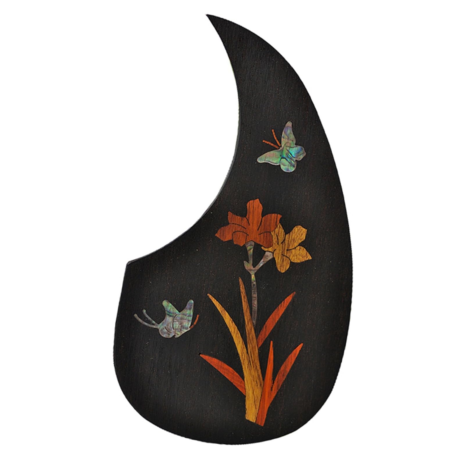 Profesjonalny Pickguard Do Gitary Akustycznej Drewniana Gitara Palisander Lite Drewno Rzeźbione Pickguard Akustyczna Gitara Pickguard Łatwa W Montażu(I)