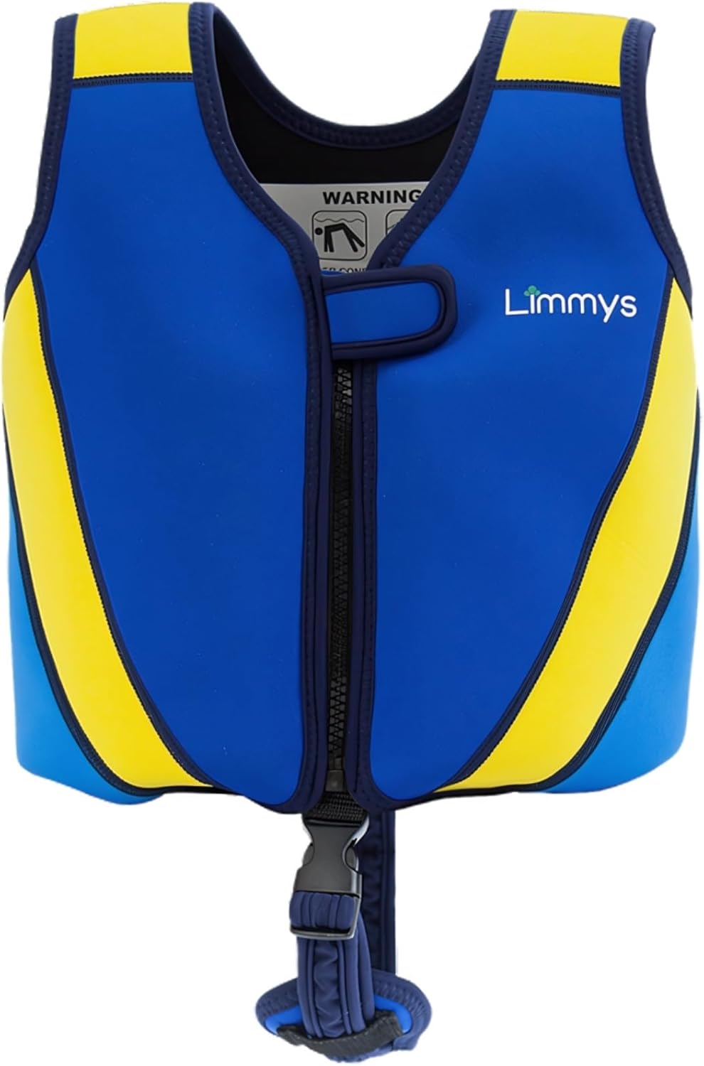 Limmys Premium Kids Swim Vest - Toddler Swim Jacket and Buoyancy Swimming Aid - Modern Design Swimming Vest for Boys, Girls and Babies - Drawstring Bag Included Large Royal Blue