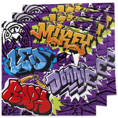 Unique TMNT Mutant Mayhem Multicolor Luncheon Paper Napkins (Pack Of 16) | Fun & Perfect For Celebrations, Birthdays, And Turtle Power Fans, 6.5