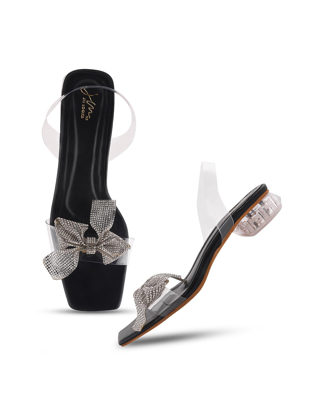 See full amazon price history chart for JM LOOKS Women’s Transparent Open-Toe Block Heels with Bow (Black) JM LOOKS Women’s Transparent Open-Toe Block Heels with Bow (Black) (B0DBLY1MY9) Amazon Price History, Amazon Price Tracker
