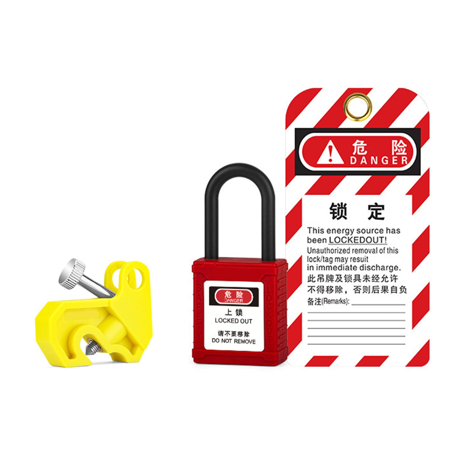 Electrical Breaker Device Nylons Materials Equipment Maintenance Security Tool Manual Locking Device