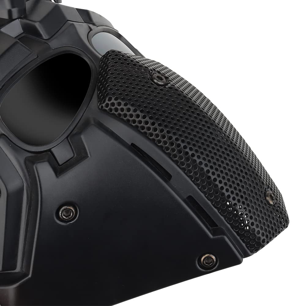 PPGAREGO Masque Paintball Anti-Buée Intégral - Casque Airsoft Tactique Avec Lunettes Balistiques Pour Ski, Tir Et Sports Extrêmes (M004)