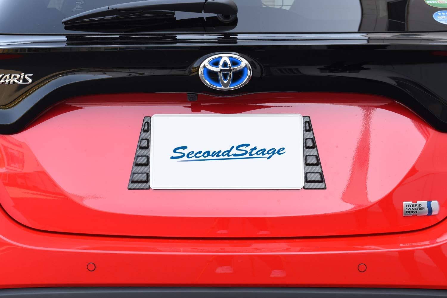 Amazon Secondstage 汎用 リアナンバープレートサイドパネル デジタルカーボン調 T511dcb ボディーカバー 車 バイク Amazon Secondstage 汎用 リアナンバープレートサイドパネル デジタルカーボン調 T511dcb ボディーカバー 車 バイク