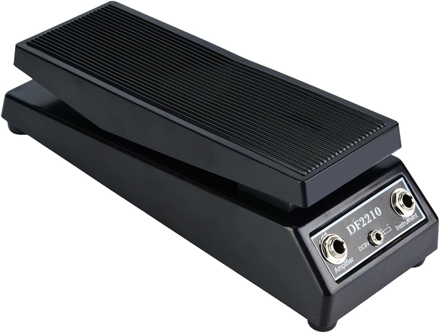 Guitar Stereo Volume Wah Wah Pedal, LWah Pedal Guitar Pedal,Pedal Wah Pedal Black 9.5 X 3.7 X 2.8in DF2210 Classic WahWah Pedal