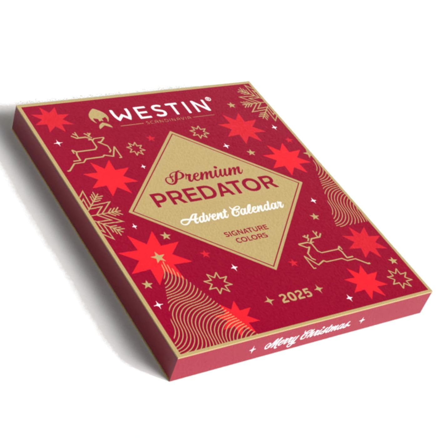 Westin 2025 Premium Predator Advent Calender 52x44x4,6cm - Adventskalender, Angelkalender, Weihnachtskalender